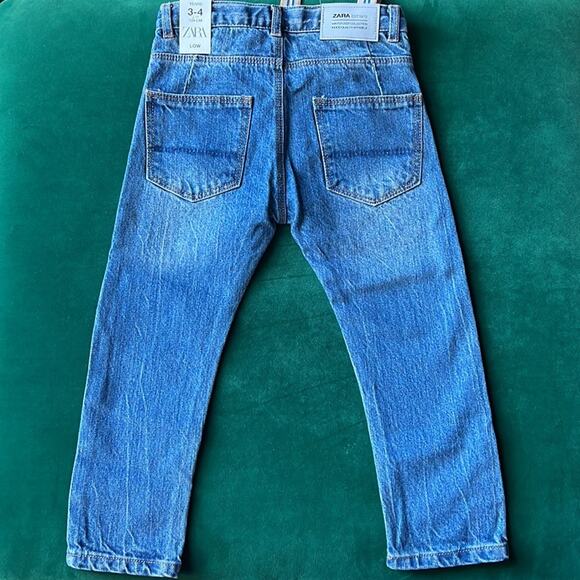 Zara |  Denim Suspender Pants - Picture 4 of 4